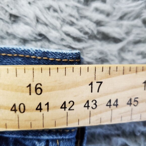 Old Navy Jeans Mens 38X32 Blue Straight Fit Denim Classic Comfortable - Picture 4 of 11